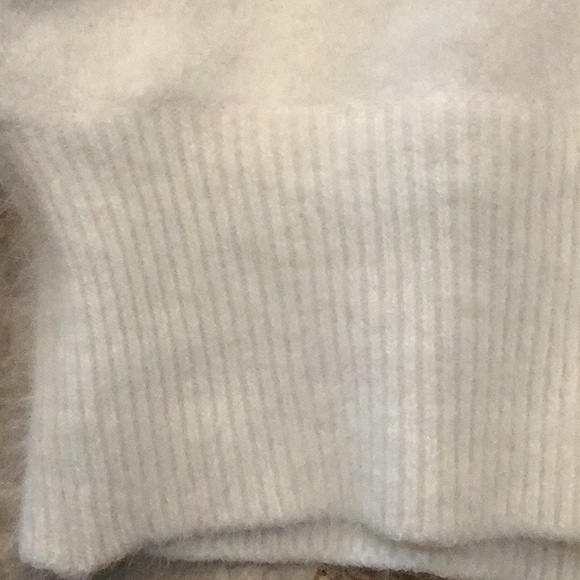 Vintage White bling Angora Sweater /top - Picture 6 of 6